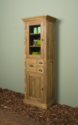 Vitrine Cabinet Bradford Gerecycled Teak 66cm