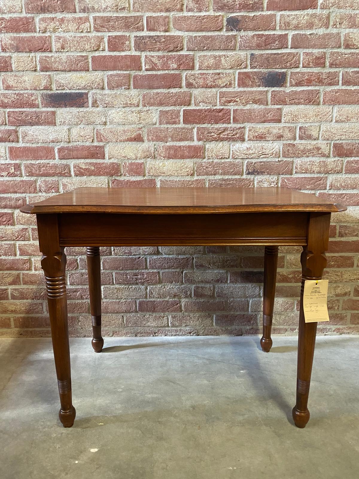 Antieke Theetafel Notenhout Hollands 1900/1914