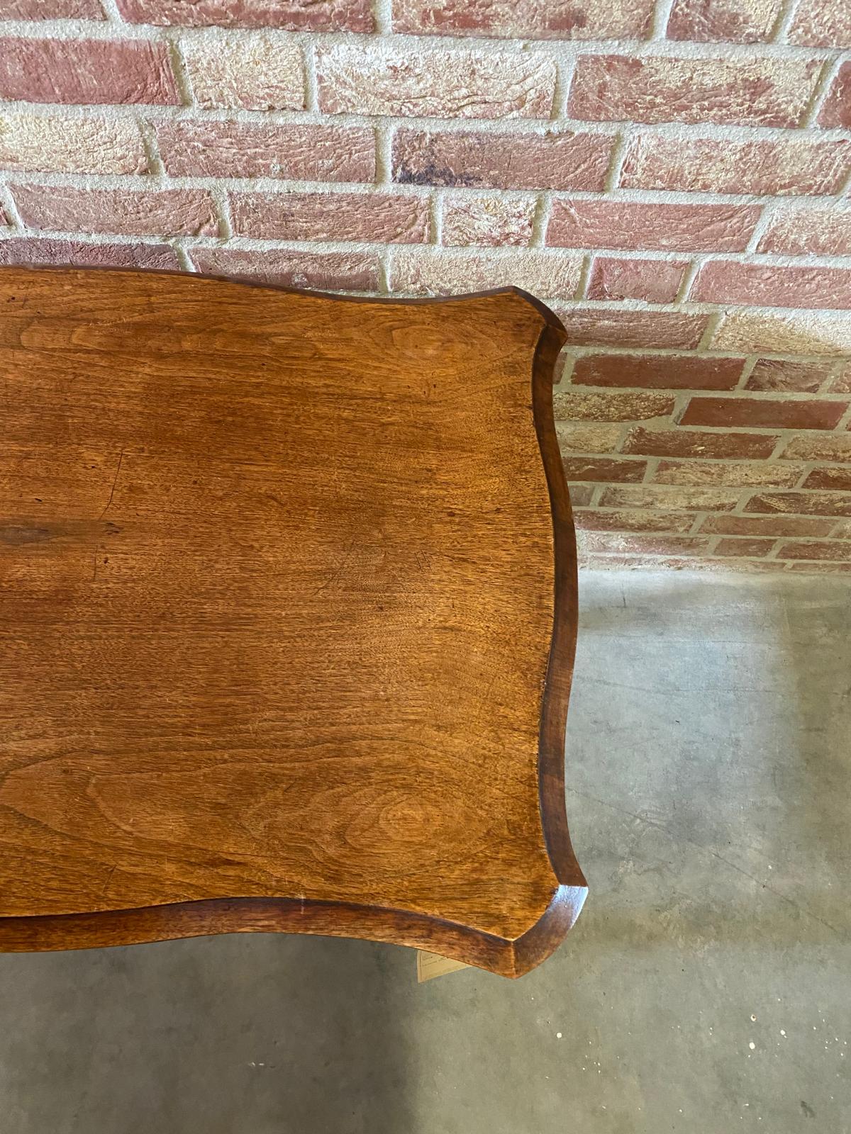 Antieke Theetafel Notenhout Hollands 1900/1914 - Afbeelding 3